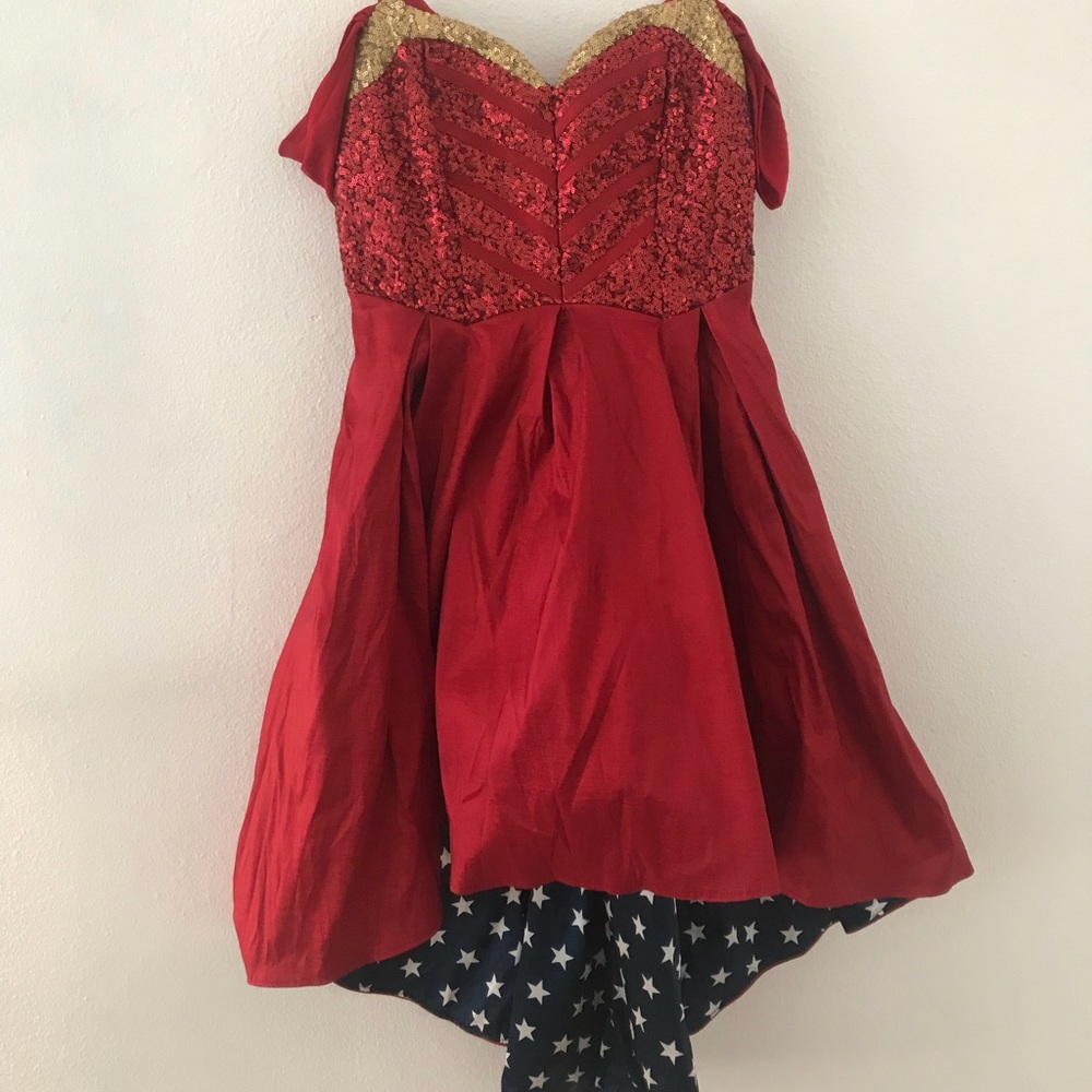 DC Wonder Woman prom dress from hot topic